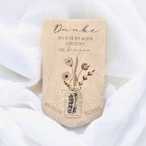 Educator farewell gift with flower seeds kindergarten crib school saying on wooden board farewell gift customizable