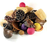 Pot Pourri Dried Pods, Loofahs, Balls, Lotus Pods Mix Large Bag Craft Unused