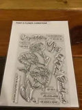 Altenew Paint a Flower Carnations Flowers Rubber Stamps