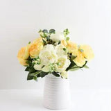 5 heads Artificial Silk Peony Rose Flower Bouquet Wedding DIY Party Decor