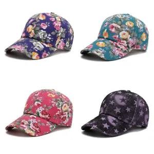Outdoor Sunshade Peony Flower Baseball Sun Hat Casual Trend Duck Tongue Hat