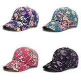 Outdoor Sunshade Peony Flower Baseball Sun Hat Casual Trend Duck Tongue Hat