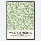 William Morris Willow Bough Vintage Poster Reproduction Art Print | Colorful Art, Victoria & Albert Art Museum Exhibition, Art Nouveau #W07