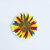 Yellow Sunflower Resin Needle Minder for Cross Stitch  D161