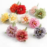 50X Peony Roses Artificial Silk Flower Heads Party Wedding Bouquet Garland Decor