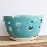 Orchid Pot With Holes, Ceramic Orchid Planter with a suitable saucer . indoors planter pottery