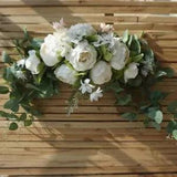 Artificial Floral Wreath Door Thresholds Peony Wedding Flowers Wall Arrangements