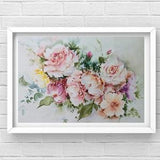 Roses Original watercolor painting Roses 11