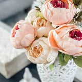 Silk Peonies Bouquet