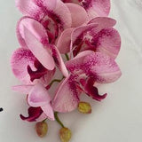 Artificial Orchid, Make your own Plant, Christmas Gift, Pink Orchid, Leaves, Real Look Orchids Faux Orchid Phalaenopsis Artificial Flowers,