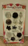 Stamp & Layer Peonies & Orchids Paper Craft Inspirations Flowers Happy Birthday