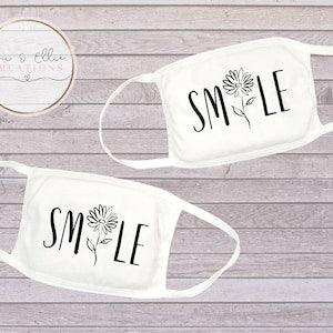 Reusable Adult Face Mask | Sunflower Smile