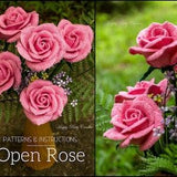 Crochet Rose Pattern - Crochet Flower Pattern for Bouquets and Flower Arrangements - Flower Crochet Pattern