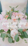 24 Romantic Peony Wedding Bouquets Flower Delivery