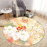 3D Peony Flower Branch NBC645 Game Rug Mat Elegant Photo Carpet Mat Fay 2023