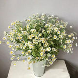 New  Artificial Daisy Flowers Silk Fake Chamomile Flowers Stamen Small Daisy for Wedding Home Table Decor