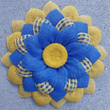 Blue and Yellow Sunflower Wreath Summer Wreath Spring Wreath Fall Wreath Farmhouse Wreath Front Door Wreath Ukrainian Wreath Ukraine Wreath