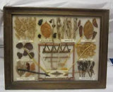 Vintage Navajo Plant Dye Chart Custom SIGNED Framed By ROSE MYERS 10 3/4X13 1/2"