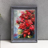 Roses Oil Painting on canvas Floral Original Painting Flowers Still life
