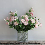 27.5" Faux Real Touch Lisianthus Eustoma Blossom Branch-Light Pink, DIY Florals | Wedding/Home Decoration/Bouquets/Centerpieces | Gifts