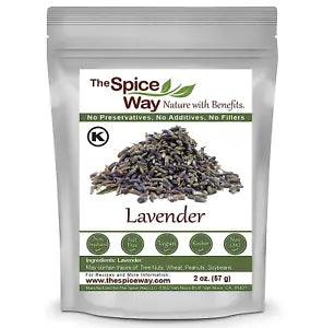 Lavender Flowers - (2 Oz) Dried Flower Buds for Tea and Culinary Use