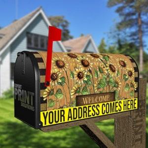 Sunflower Welcome Decorative Curbside Farm Mailbox Cover Rural Magnet - New