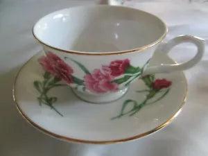 AVON*BLOSSOMS OF THE MONTH SERIES*JANUARY CARNATION*2 1/4" TALL*RARE*NEW*1991