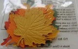 NEW SEALED Jolees  Pressed Dried Real Leaf Flowers Confetti Maple Leaf 10pcs