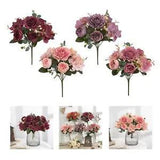 Artificial Peony Flowers Bridal Flowers Bouquet Home Decoration Floral