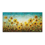Made to order - Original Painting of sunflowers. Textured wall art artwork. Uplifting textured art made with love Amanda Dagg