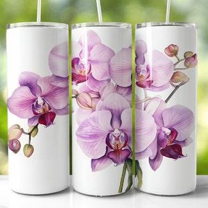 Orchid Tumbler, 20 oz Skinny Tumbler