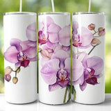 Orchid Tumbler, 20 oz Skinny Tumbler