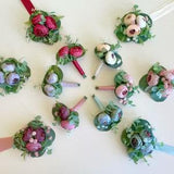 Peony Boutonniere Corsage ,  Red blue Pink Peach purple Boutonniere Corsage, Boho Boutonniere Corsage, Mom Corsage, Faux Boutonniere Corsage