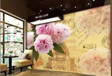 3D Peony Flower 15059NA Wallpaper Wall Murals Removable Wallpaper Fay
