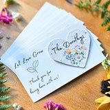 Bulk Plantable Wedding Favor Seed Paper Favor Flower Seed Paper Custom Seed Wedding Favor Wildflower Wedding Favor Wildflower Seed Favor Tag