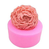 Peony Flower Silicone Mold Soap Candle Mould Fondant Chocolate Cake Decoration