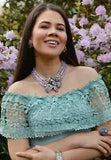 Heidi Daus "Lovely Lily" Crystal Beaded Floral Necklace NIB