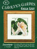 Carolyn's Garden "CALLA LILY" Flower Floral Counted Cross Stitch Kit *NEW*