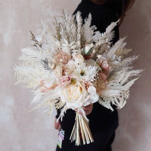 Pampass Bridal Bouquet | Dried Flower Arrangement | Boho Deco | Dried flower bouquet |Artifical   flowers | Wedding Flowers