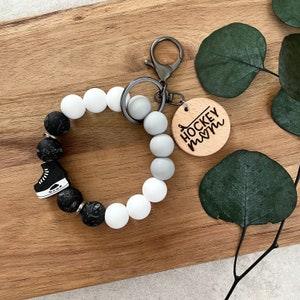 Wristlets | Keychains | Custom Laser Engraved | Hockey Mom | Silicone Beaded | Wildflowers | Teacher | Faith | Blessed | Be the Light | Mama