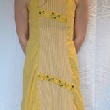 Vintage Yellow Sunflower Sun Dress