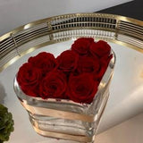 One Year Roses, Gifts For Her, Box of Roses, Mother's Day, Rose Box, Flower Box Mirror, Eternity Rose, Preserved Rose, Forever Roses, Roses