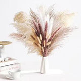 ZFDEBY 110 Pcs Dried Pampas Grass Natural Floral Decor Plants for Home Decor