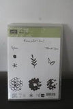 Stampin' Up Stamp Clear WHAT I LOVE Floral Carnation Flowers You K