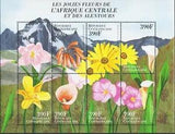 Central Africa 2000 Orchids Lilies Flowers Plants Nature sht MNH