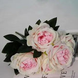 5 heads simulation peony flower wedding floral flower arrangement arches T...