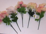 NEW LISTING3 piece lot Floral Garden Silk Flower Roses, Peonies Pivoines, Dahlias