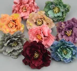 Carnation Flower Mixed Colors Artificial Corsage Crafts Artificial 30pcs