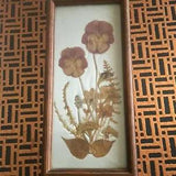 Original Vintage Minnesota Framed Floral Wall Art.