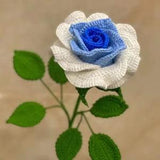 Crochet thai rose, Handmade knitted Flower,1Pcs ,Knitted thai rose, Rose Bouquet,Crocheted Flowers, Home Decor,Gift, Handmade Gift,Gift